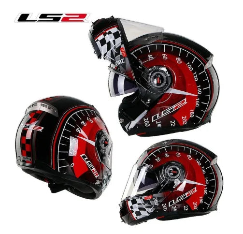 Casco Moto Modulare LS2 FF370 Doppia Visiera Unisex Adulto ABS