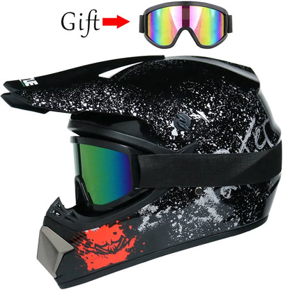 Casco da Motocross per Bambini Casco Fuoristrada BMX Downhill AM DH