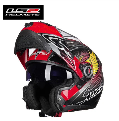 Casco Moto Modulare LS2 FF370 Doppia Visiera Unisex Adulto ABS