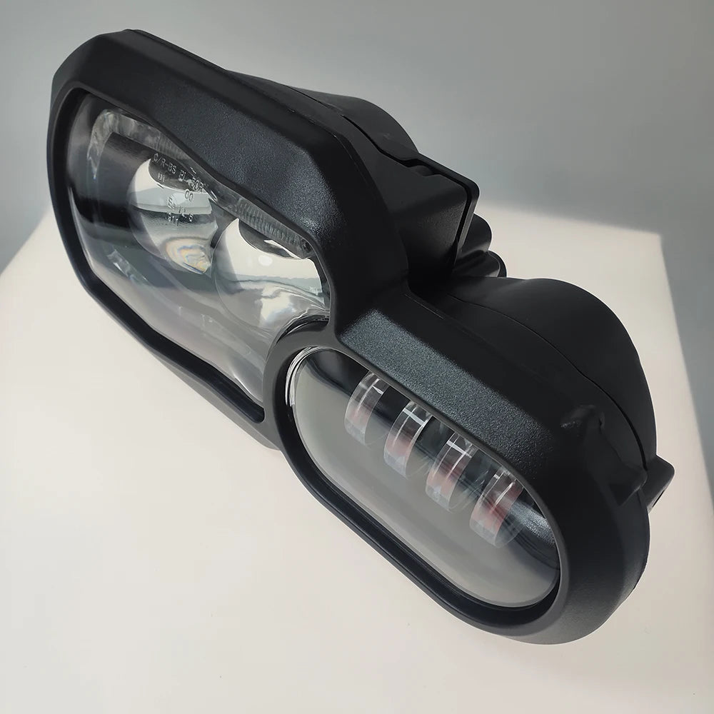 Faro LED per Moto BMW F800GS F800R F750GS F650GS con Anello Halo