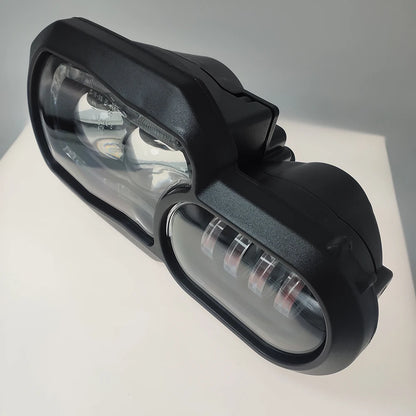 Faro LED per Moto BMW F800GS F800R F750GS F650GS con Anello Halo