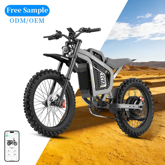 R19 Moto Elettrica Fuoristrada 72V Pneumatici Larghi per Adulti