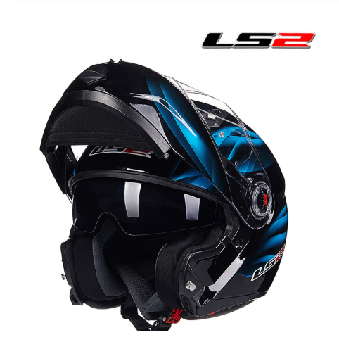 Casco Moto Modulare LS2 FF370 Doppia Visiera Unisex Adulto ABS