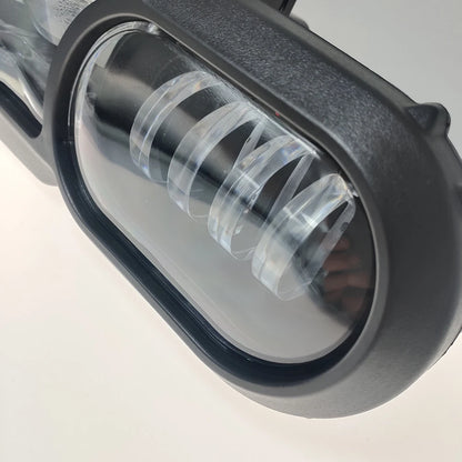 Faro LED per Moto BMW F800GS F800R F750GS F650GS con Anello Halo