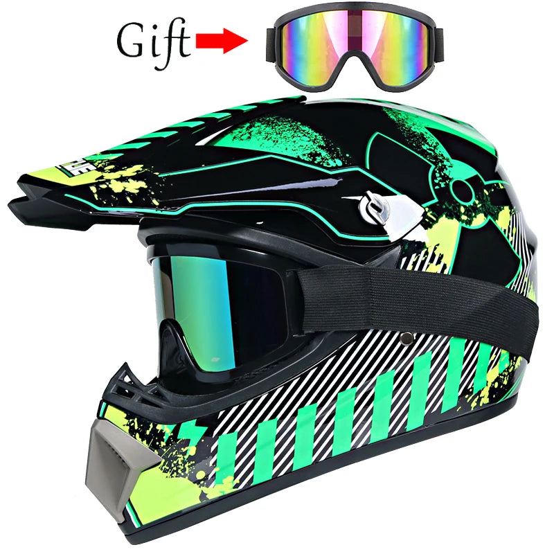 Casco da Motocross per Bambini Casco Fuoristrada BMX Downhill AM DH