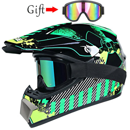 Casco da Motocross per Bambini Casco Fuoristrada BMX Downhill AM DH