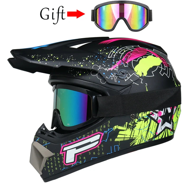 Casco da Motocross per Bambini Casco Fuoristrada BMX Downhill AM DH