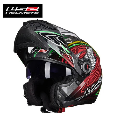 Casco Moto Modulare LS2 FF370 Doppia Visiera Unisex Adulto ABS