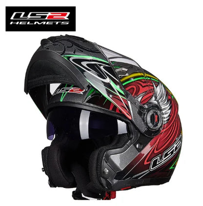 Casco Moto Modulare LS2 FF370 Doppia Visiera Unisex Adulto ABS