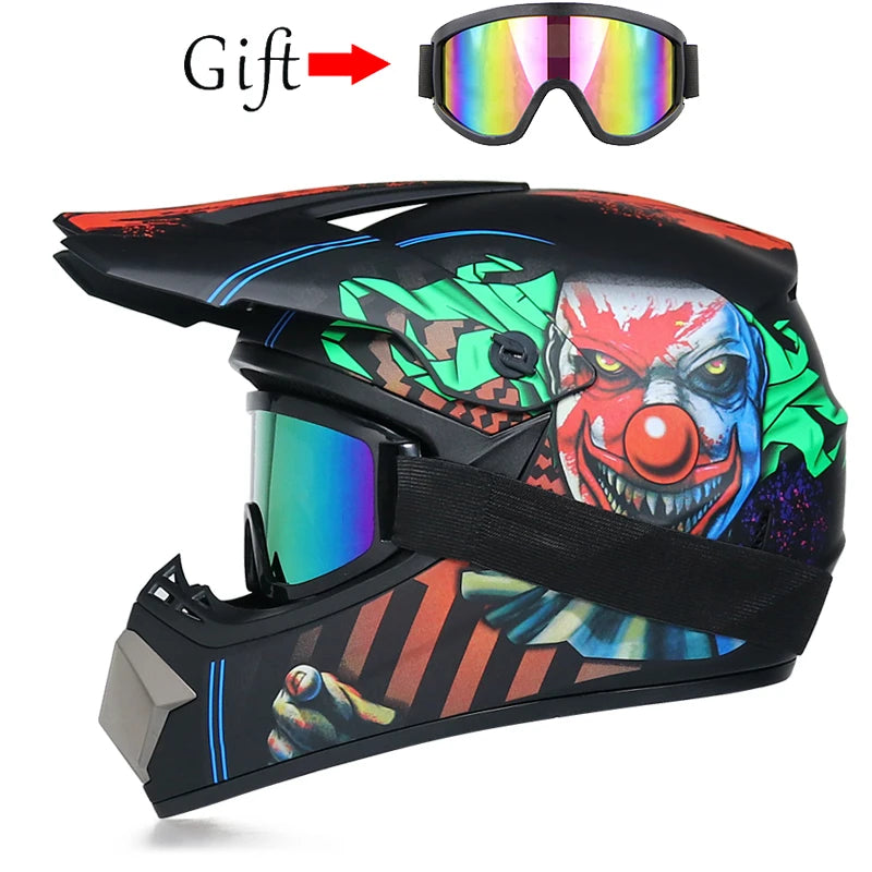 Casco da Motocross per Bambini Casco Fuoristrada BMX Downhill AM DH