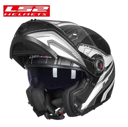 Casco Moto Modulare LS2 FF370 Doppia Visiera Unisex Adulto ABS