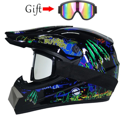 Casco da Motocross per Bambini Casco Fuoristrada BMX Downhill AM DH