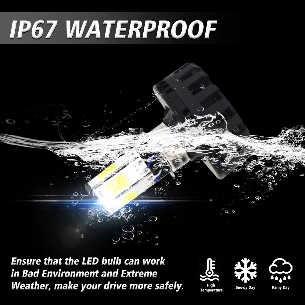 Faro LED Moto COB 6000LM Raffreddamento a Ventola IP67