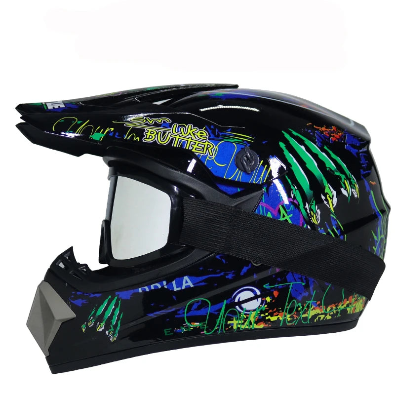 Casco da Motocross per Bambini Casco Fuoristrada BMX Downhill AM DH