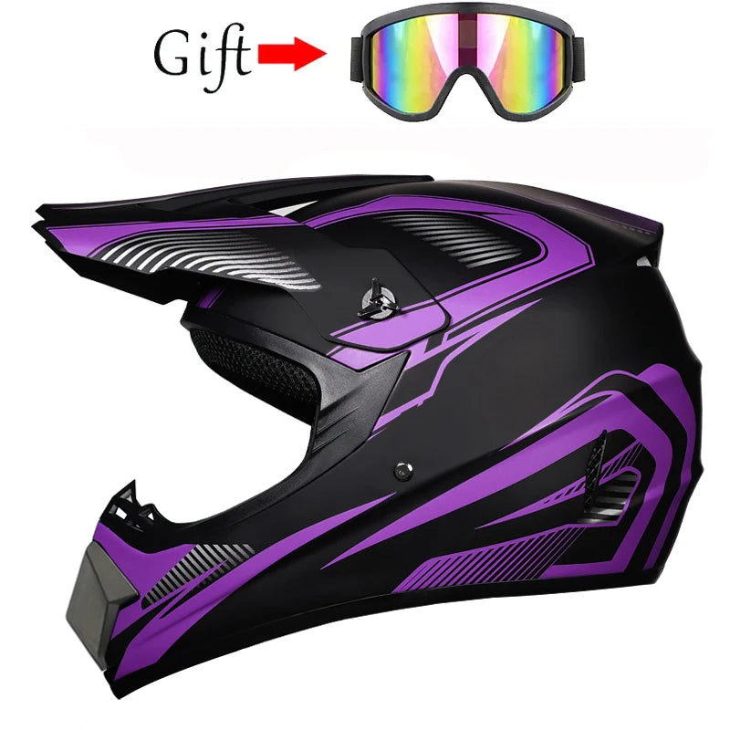 Casco da Motocross per Bambini Casco Fuoristrada BMX Downhill AM DH