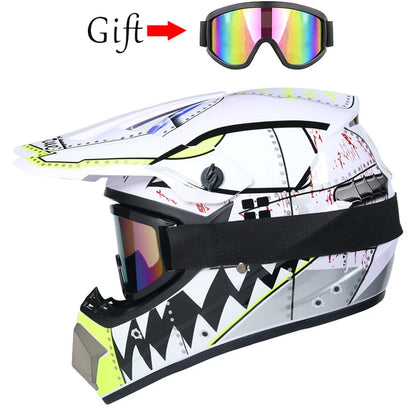 Casco da Motocross per Bambini Casco Fuoristrada BMX Downhill AM DH