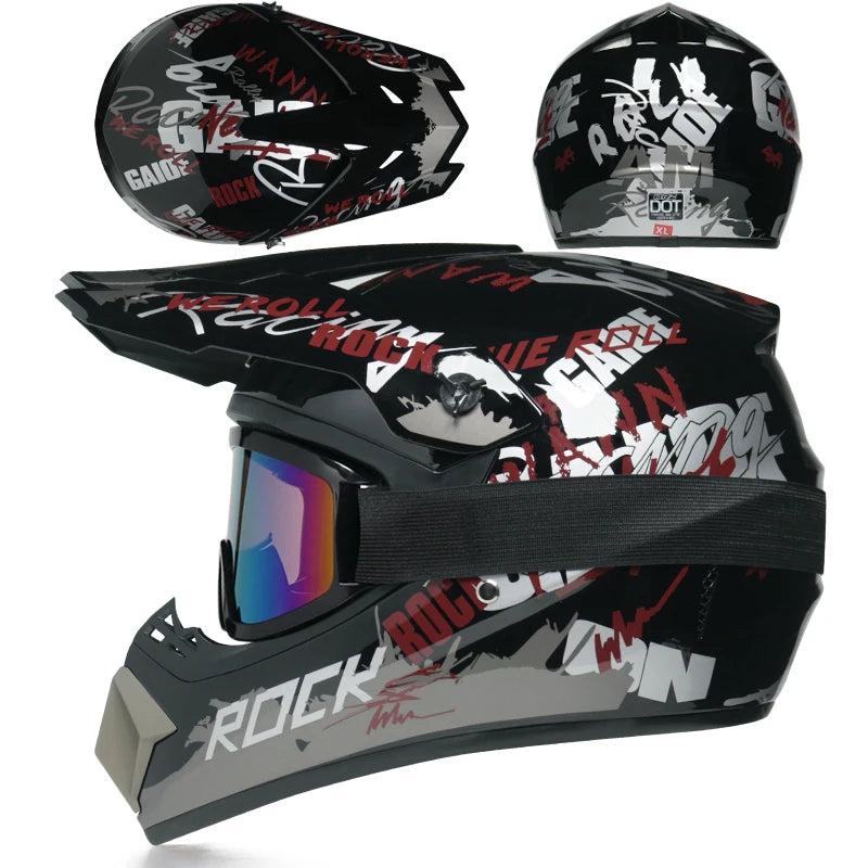 Casco da Motocross per Bambini Casco Fuoristrada BMX Downhill AM DH